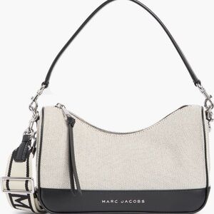 Marc Jacobs Black and Cream Shoulder Bag